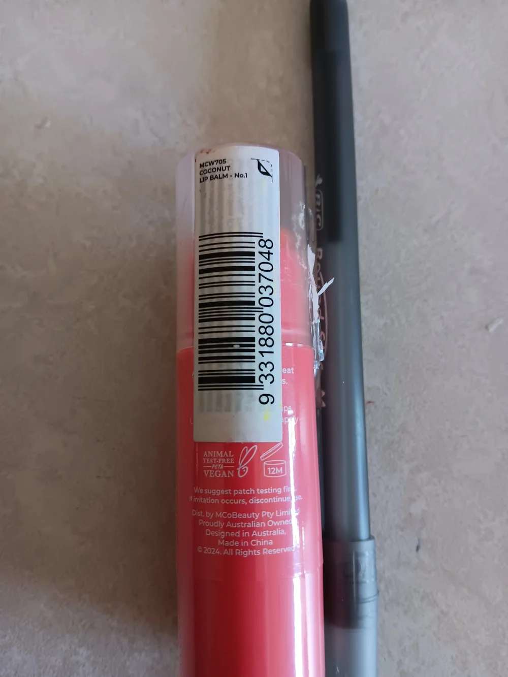 MCo Beauty No.1 Coconut Lip Balm — Pink (Black Plum & Vanilla)